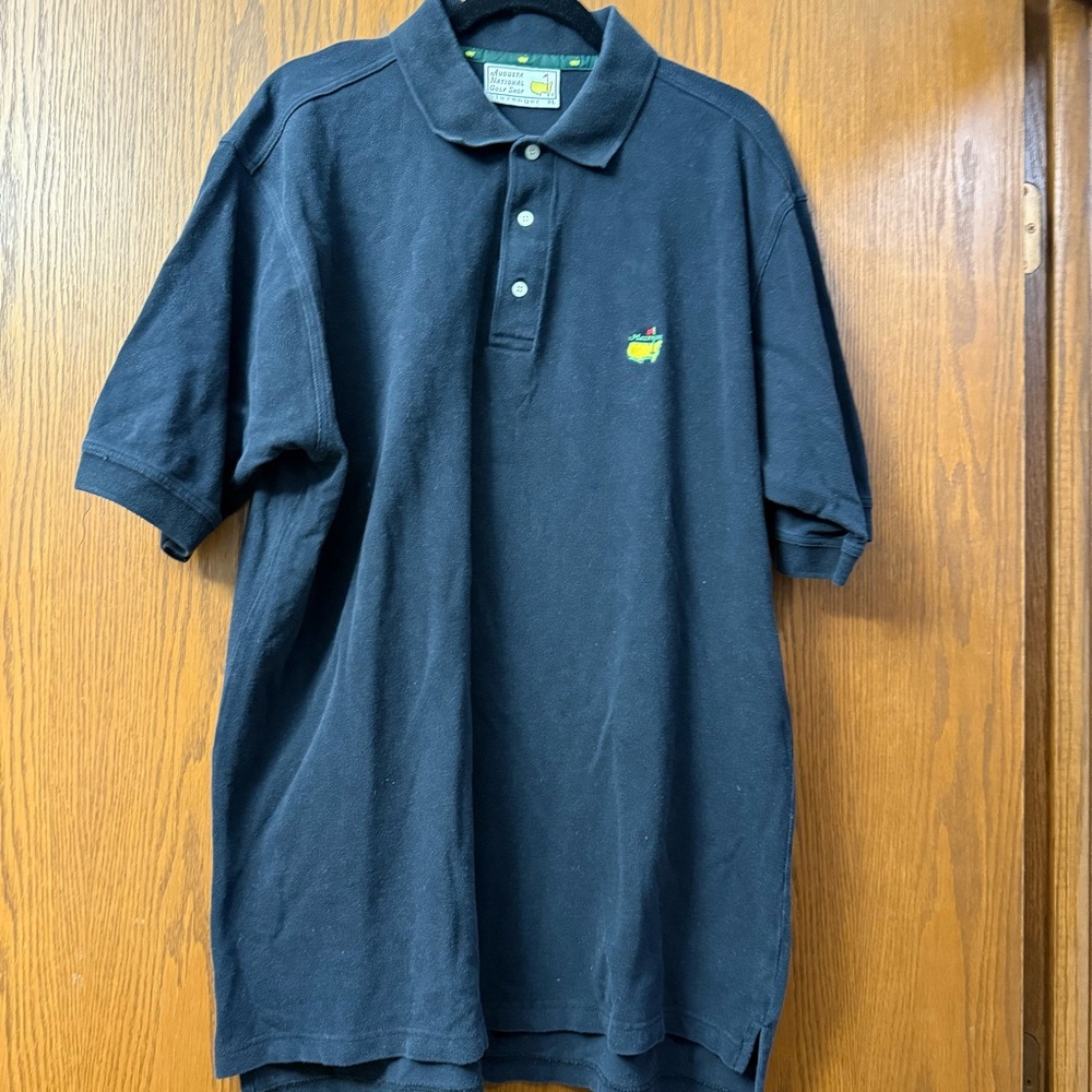 Men’s VTG Masters Polo Black XL